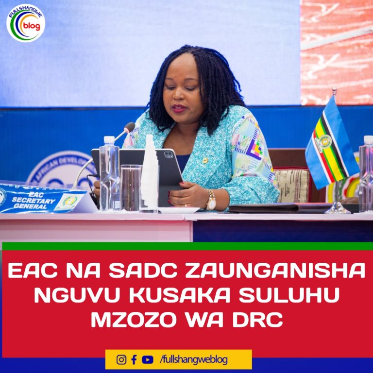 EAC NA SADC ZAUNGANISHA NGUVU KUSAKA SULUHU MZOZO WA DRC