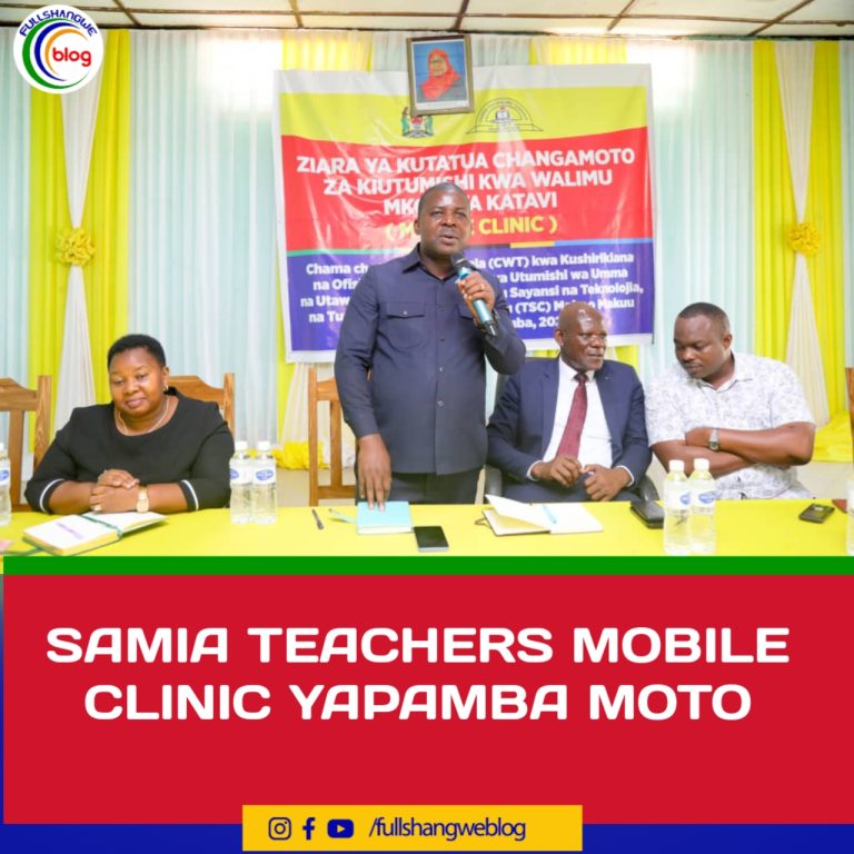 SAMIA TEACHERS MOBILE CLINIC YAPAMBA MOTO