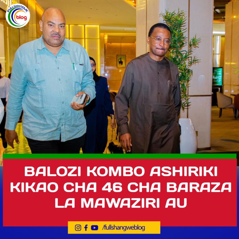 BALOZI KOMBO ASHIRIKI KIKAO CHA 46 CHA BARAZA LA MAWAZIRI AU