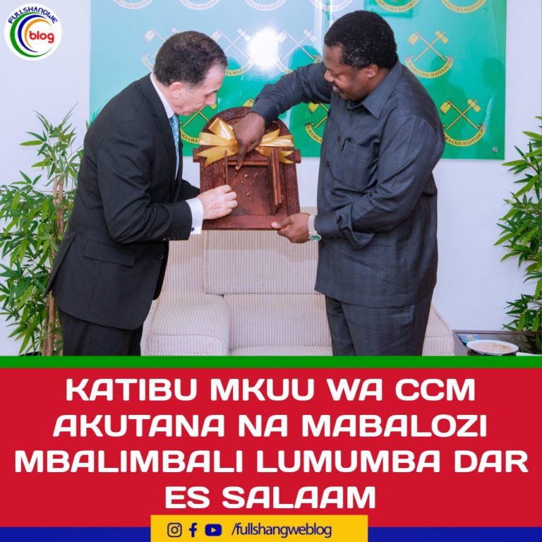 KATIBU MKUU WA CCM AKUTANA NA MABALOZI MBALIMBALI LUMUMBA DAR ES SALAAM