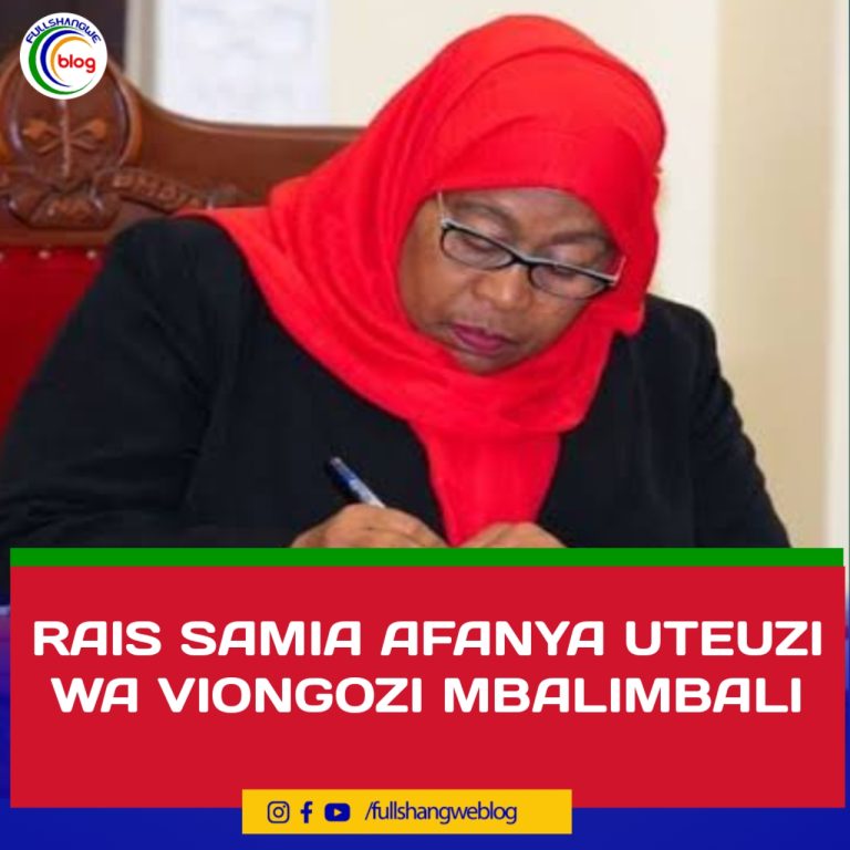 RAIS SAMIA AFANYA UTEUZI WA VIONGOZI MBALIMBALI