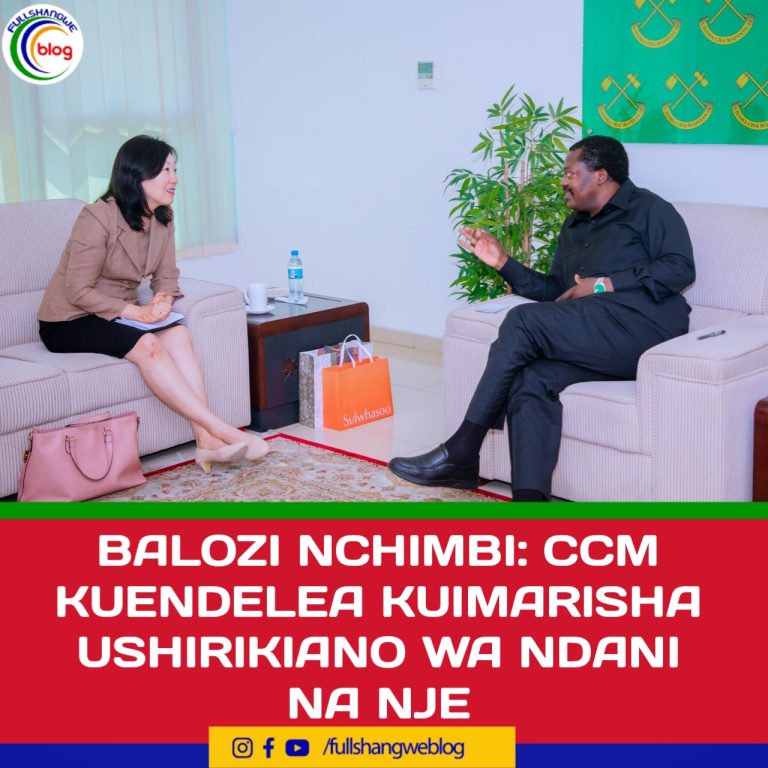 BALOZI NCHIMBI: CCM KUENDELEA KUIMARISHA USHIRIKIANO WA NDANI NA NJE