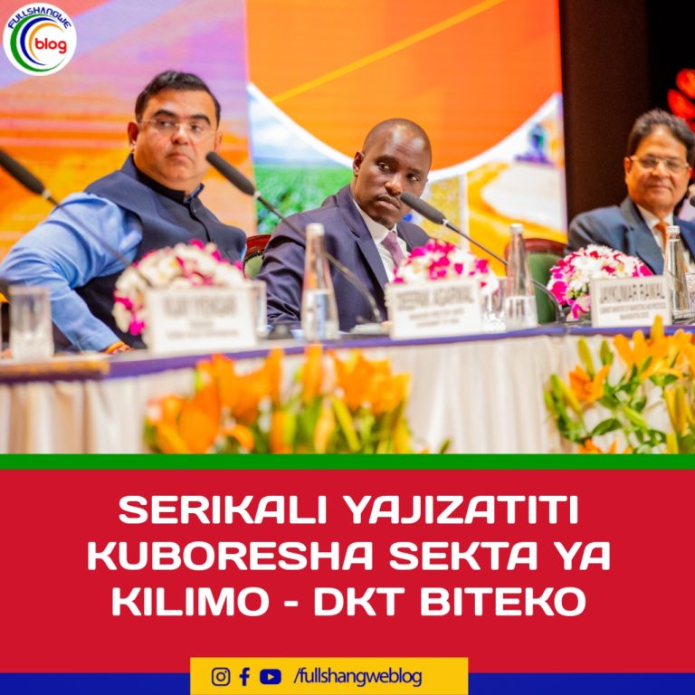 SERIKALI YAJIZATITI KUBORESHA SEKTA YA KILIMO – DKT BITEKO