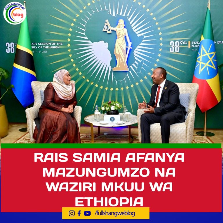 RAIS SAMIA AFANYA MAZUNGUMZO NA WAZIRI MKUU WA ETHIOPIA