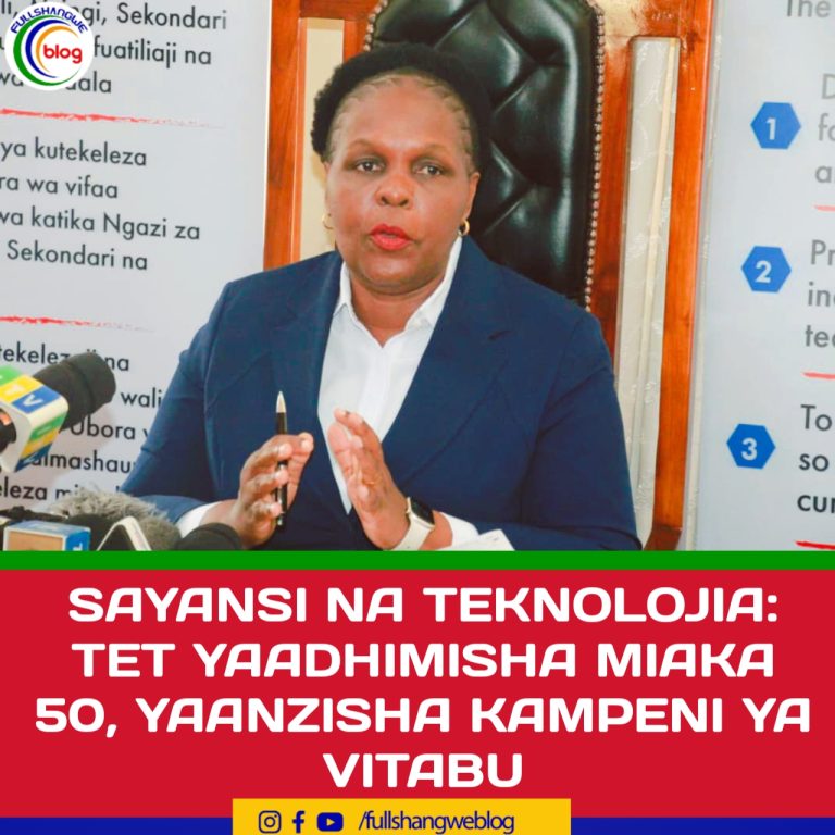 SAYANSI NA TEKNOLOJIA: TET YAADHIMISHA MIAKA 50, YAANZISHA KAMPENI YA VITABU