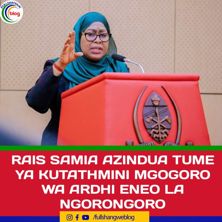 RAIS SAMIA AZINDUA TUME YA KUTATHMINI MGOGORO  WA ARDHI ENEO LA NGORONGORO