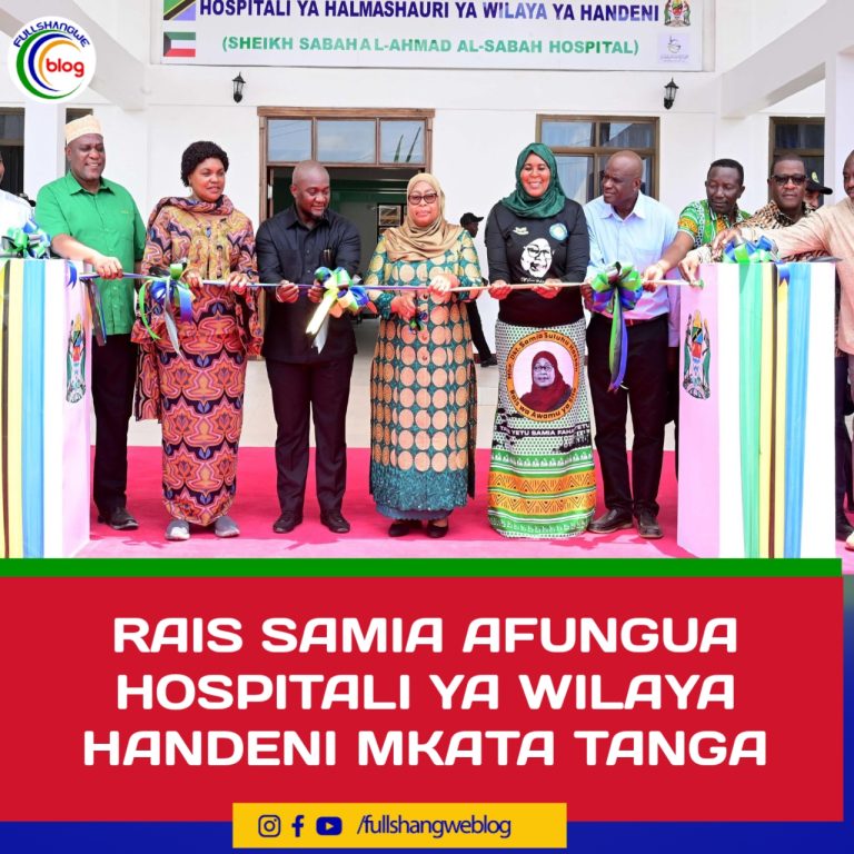RAIS SAMIA AFUNGUA HOSPITALI YA WILAYA HANDENI MKATA TANGA