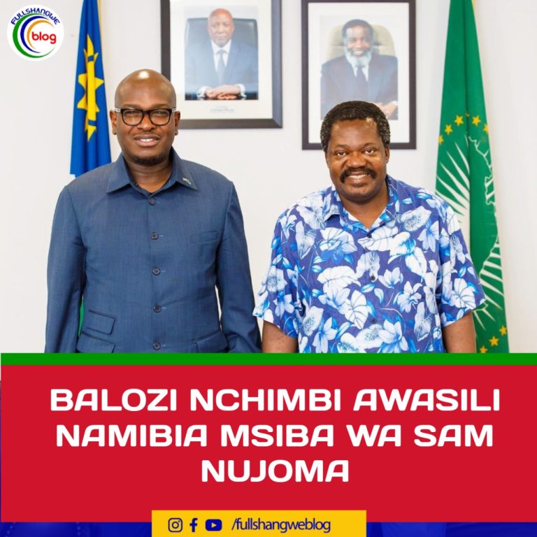 BALOZI NCHIMBI AWASILI NAMIBIA MSIBA WA SAM NUJOMA