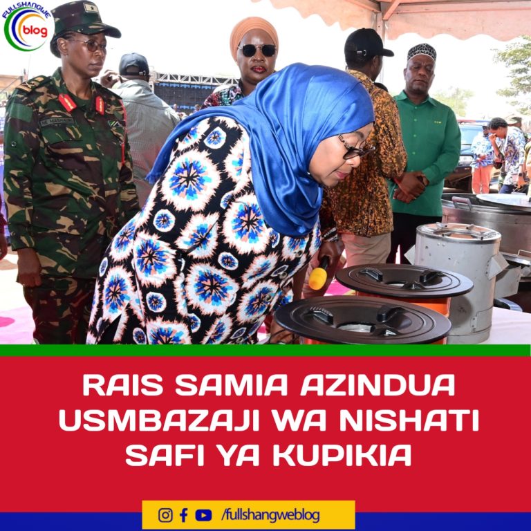 RAIS SAMIA AZINDUA USMBAZAJI WA NISHATI SAFI YA KUPIKIA