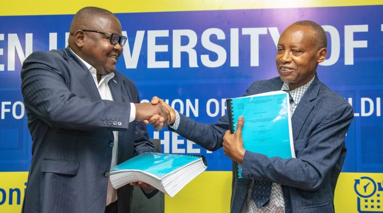 MKATABA UJENZI WA MAABARA ZA SAYANSI OUT, WASAINIWA