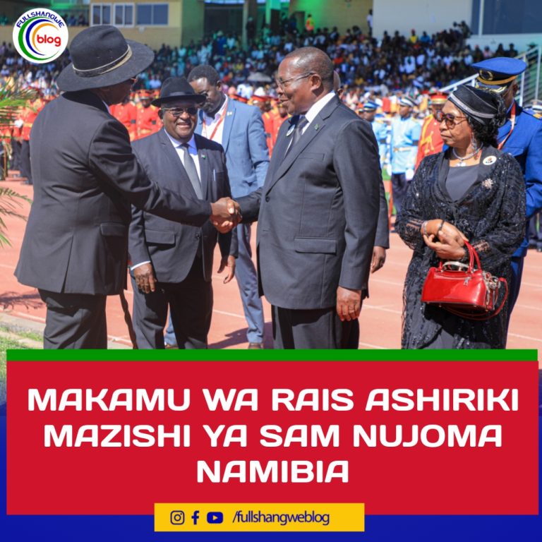 MAKAMU WA RAIS ASHIRIKI MAZISHI YA SAM NUJOMA NAMIBIA