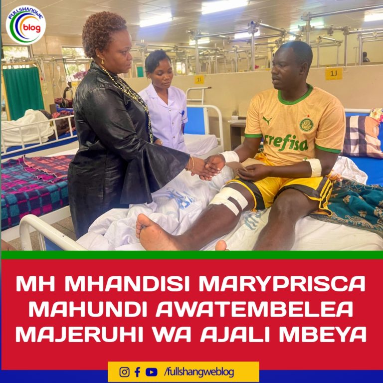 MH MHANDISI MARYPRISCA MAHUNDI AWATEMBELEA MAJERUHI WA AJALI MBEYA