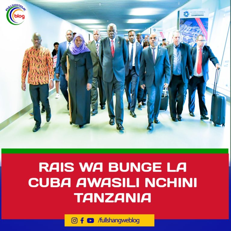 RAIS WA BUNGE LA CUBA AWASILI NCHINI TANZANIA