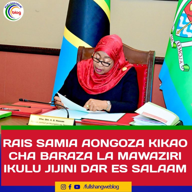 RAIS SAMIA AONGOZA KIKAO CHA BARAZA LA MAWAZIRI IKULU JIJINI DAR ES SALAAM