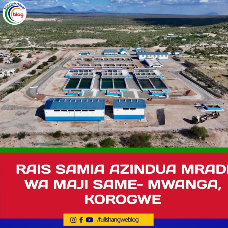 RAIS SAMIA AZINDUA MRADI WA MAJI SAME- MWANGA, KOROGWE