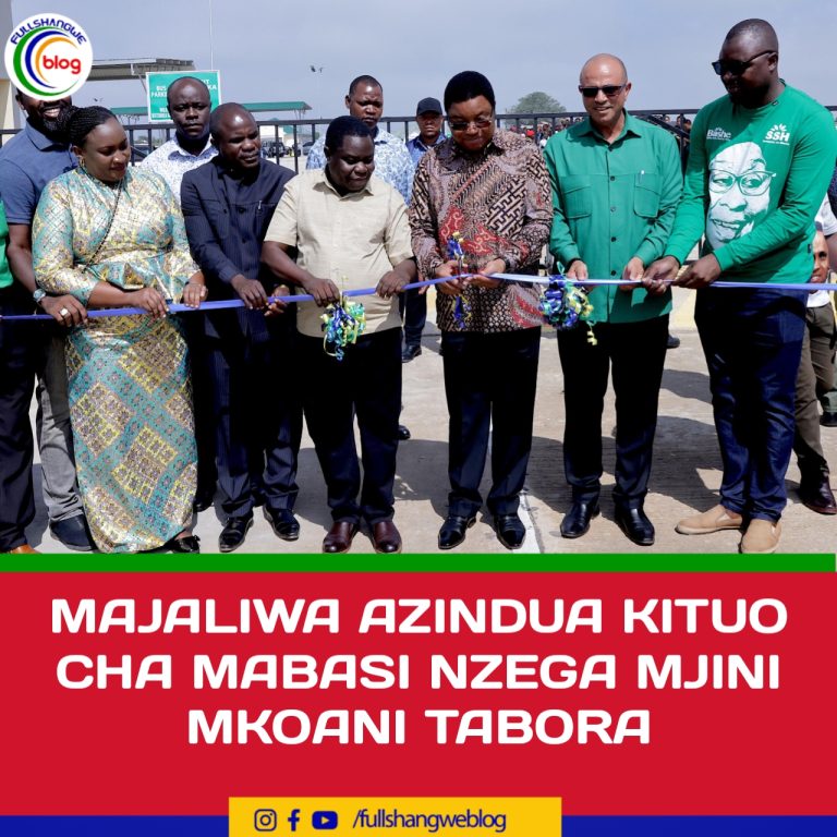 MAJALIWA AZINDUA KITUO CHA MABASI NZEGA MJINI MKOANI TABORA
