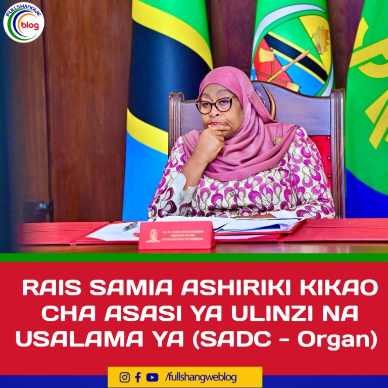 RAIS SAMIA ASHIRIKI KIKAO CHA ASASI YA ULINZI NA USALAMA YA (SADC – Organ)