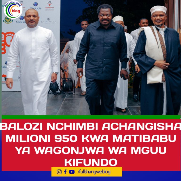 BALOZI NCHIMBI ACHANGISHA SH. 950 MILIONI KWA MATIBABU YA WAGONJWA WA MGUU KIFUNDO