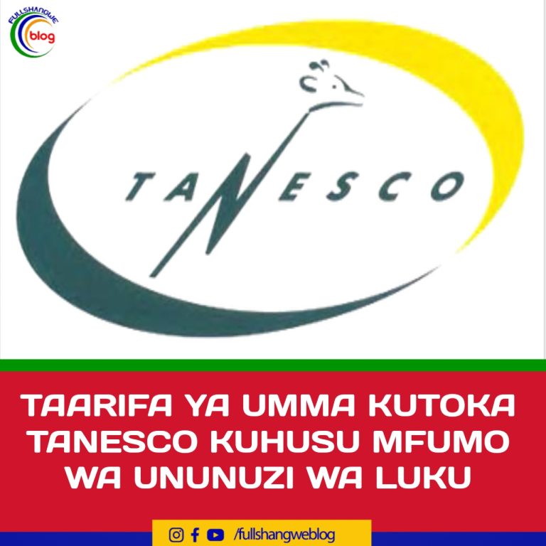 TAARIFA YA UMMA KUTOKA TANESCO KUHUSU MFUMO WA UNUNUZI WA LUKU