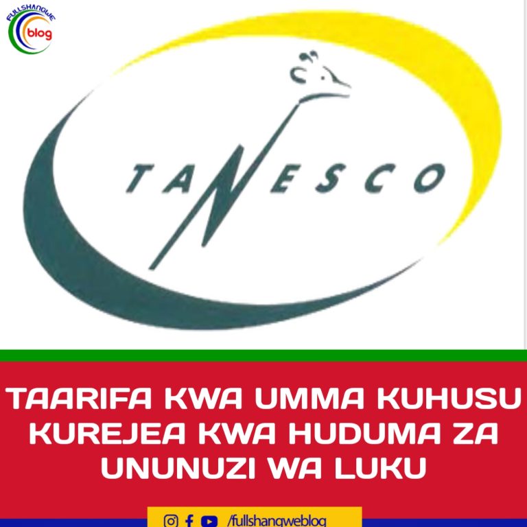 TAARIFA KWA UMMA KUHUSU KUREJEA KWA HUDUMA YA UNUNUZI WA LUKU