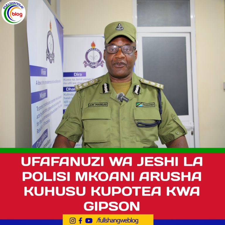 JESHI LA POLISI LATOA UFAFANUZI KUHUSU TAARIFA ZA KUPOTEA KWA DAVID GIPSON MKOANI ARUSHA