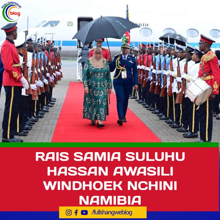 RAIS SAMIA SULUHU HASSAN AWASILI WINDHOEK NCHINI NAMIBIA