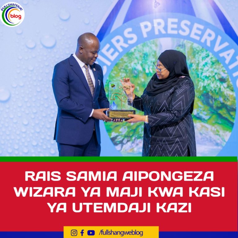 RAIS SAMIA AIPONGEZA WIZARA YA MAJI KWA KASI YA UTEMDAJI