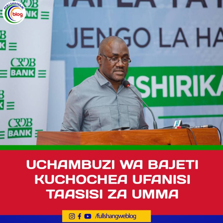 UCHAMBUZI WA BAJETI KUCHOCHEA UFANISI TAASISI ZA UMMA