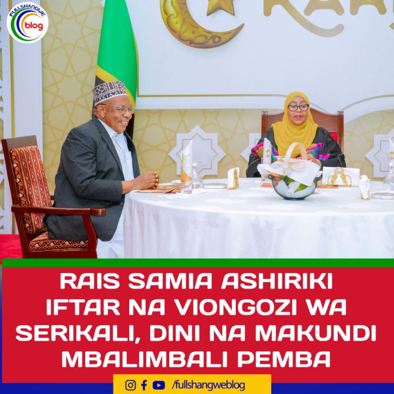 RAIS SAMIA ASHIRIKI IFTAR NA VIONGOZI WA SERIKALI, DINI NA MAKUNDI MBALIMBALI PEMBA