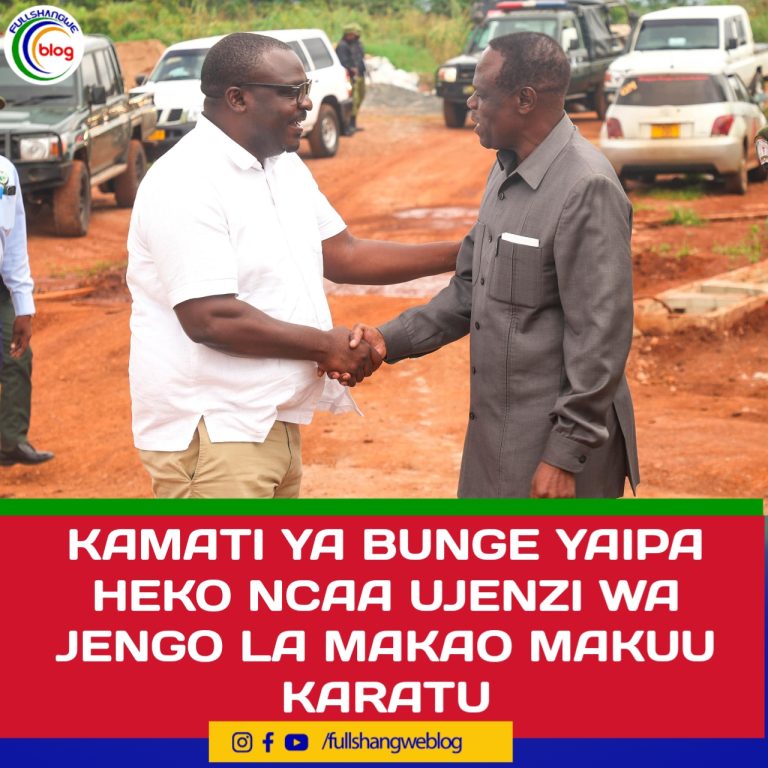 KAMATI YA BUNGE YAIPA HEKO NCAA UJENZI WA JENGO LA MAKAO MAKUU KARATU.