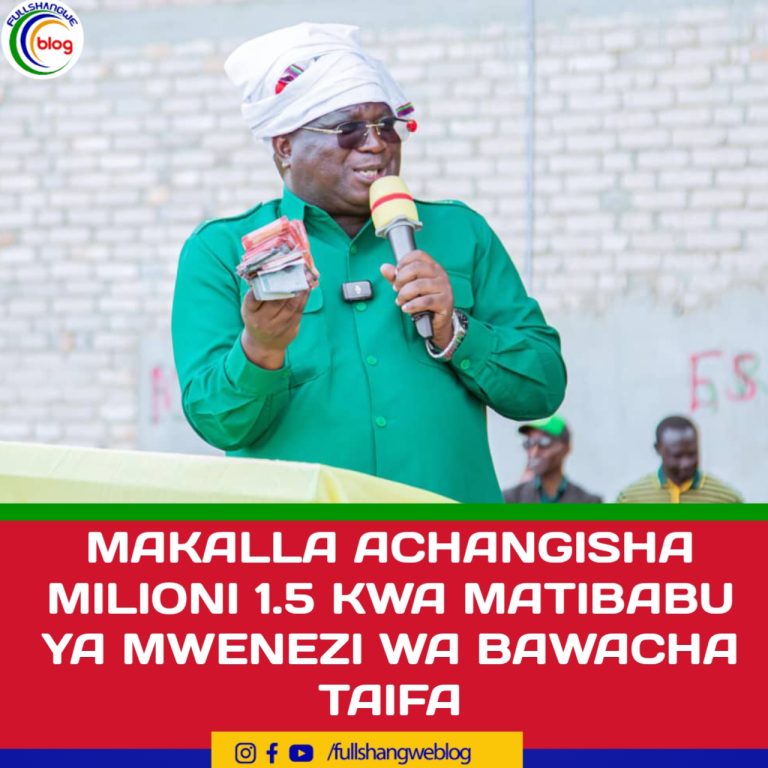 MAKALLA ACHANGISHA MILIONI 1.5 KWA MATIBABU YA MWENEZI WA BAWACHA TAIFA