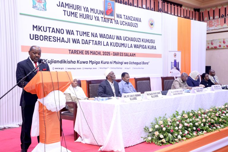 TUME KUANDIKISHA WAPIGA KURA WAPYA LAKI SITA DAR ES SALAAM