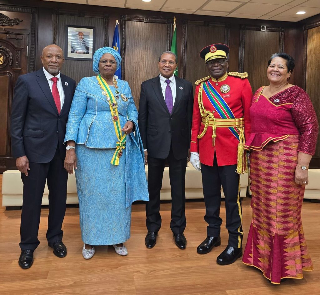 JK AHUDHURIA KUAPISHWA KWA RAIS MPYA WA NAMIBIA NETUMBO NANDI-NDAITWA