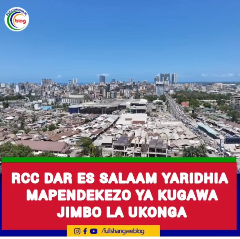 RCC DAR ES SALAAM YARIDHIA MAPENDEKEZO YA KUGAWA JIMBO LA UKONGA