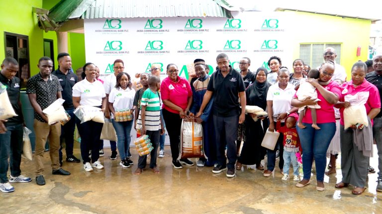 AKIBA COMMERCIAL BANK PLC YAWEKA TABASAMU KITUO CHA KULELEA WATOTO -CHAKUWAMA SINZA