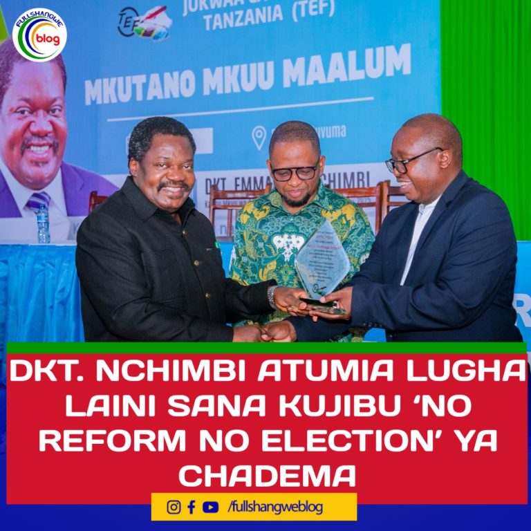 DKT. NCHIMBI ATUMIA LUGHA LAINI SANA KUJIBU ‘NO REFORM NO ELECTION’ YA CHADEMA