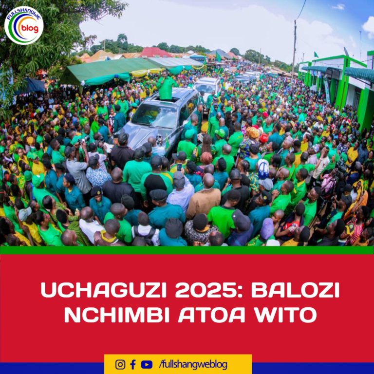 UCHAGUZI 2025: BALOZI NCHIMBI ATOA WITO