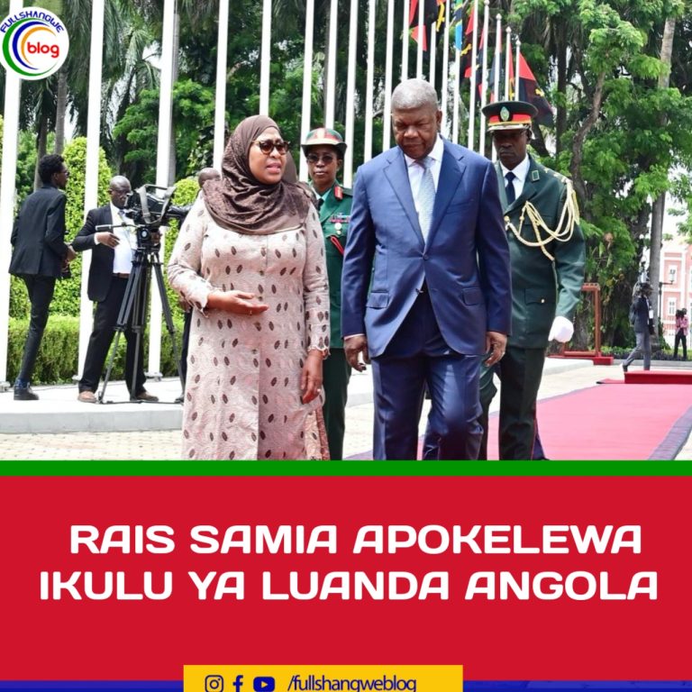 RAIS SAMIA APOKELEWA IKULU YA LUANDA ANGOLA
