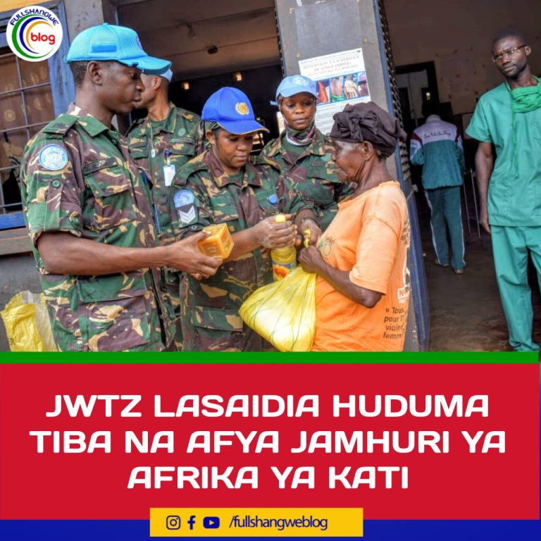 JWTZ LASAIDIA HUDUMA TIBA NA AFYA JAMHURI YA AFRIKA YA KATI 