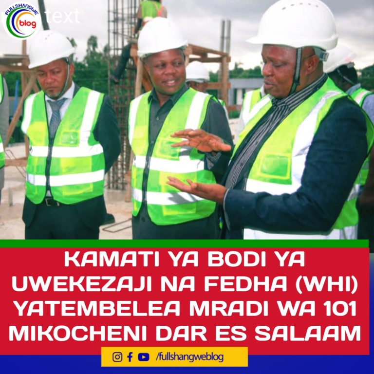 KAMATI YA BODI YA UWEKEZAJI NA FEDHA (WHI) YATEMBELEA MRADI WA 101 MIKOCHENI DAR ES SALAAM