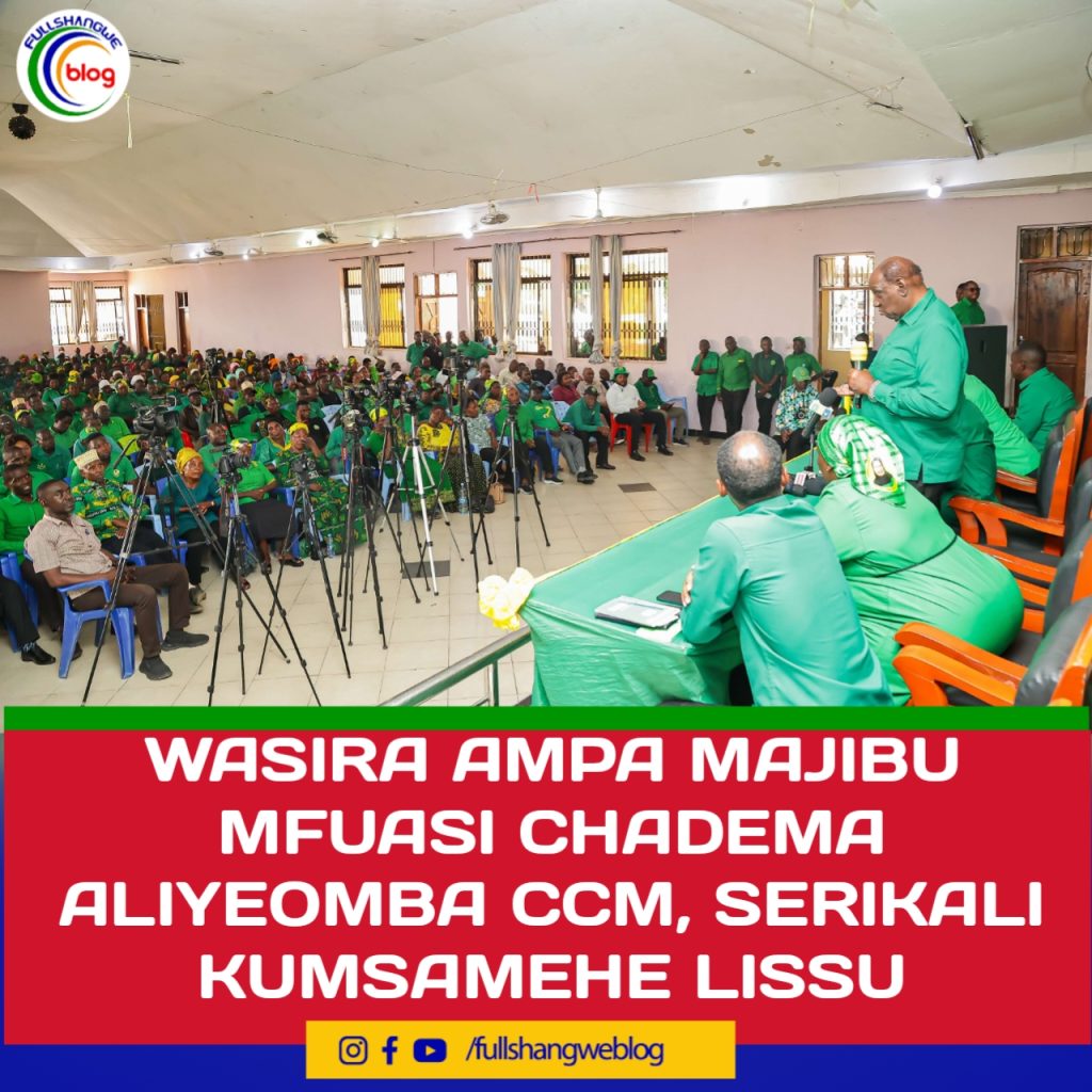 WASIRA AMPA MAJIBU MFUASI CHADEMA ALIYEOMBA CCM, SERIKALI KUMSAMEHE LISSU