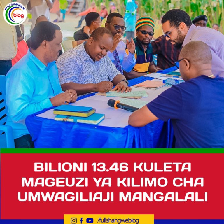 BILIONI 13.46 KULETA MAGEUZI YA KILIMO CHA UMWAGILIAJI MANGALALI