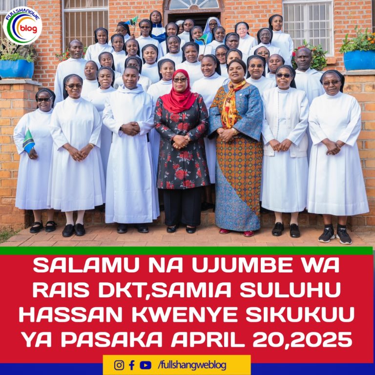 SALAMU NA UJUMBE WA RAIS DKT,SAMIA SULUHU HASSAN KWENYE SIKUKUU YA PASAKA LEO APRIL 20,2025