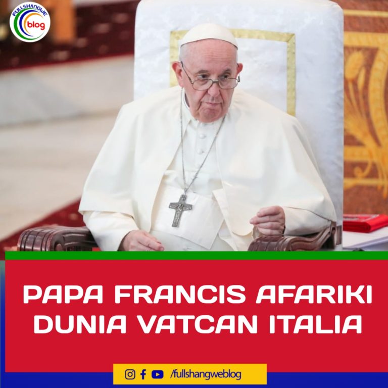 PAPA FRANCIS AFARIKI DUNIA VATCAN ITALIA
