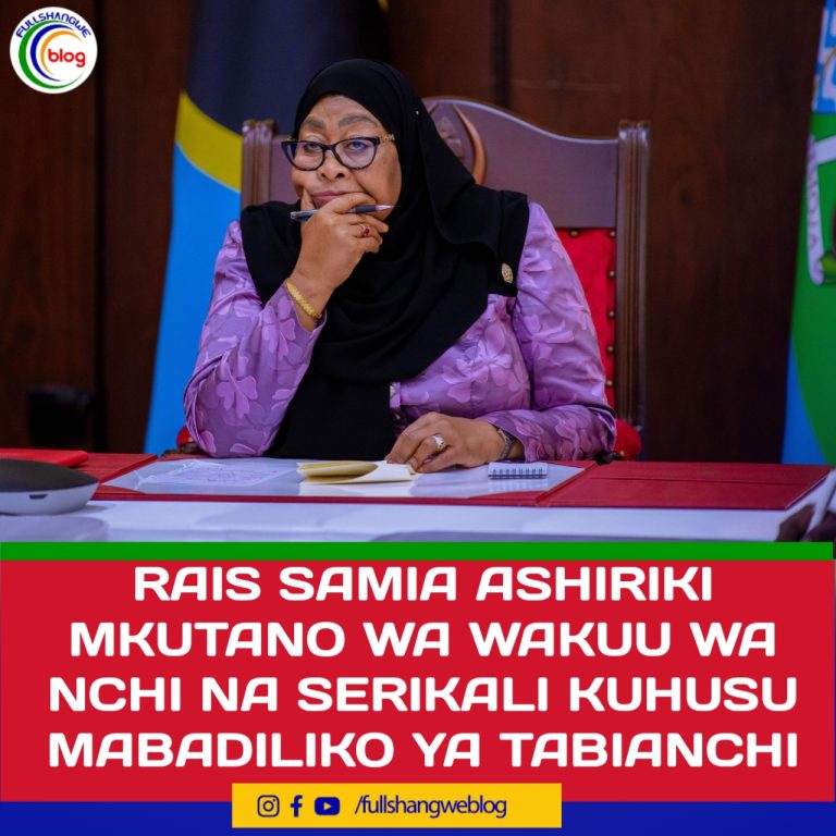 RAIS SAMIA ASHIRIKI MKUTANO WA WAKUU WA NCHI NA SERIKALI KUHUSU MABADILIKO YA TABIANCHI