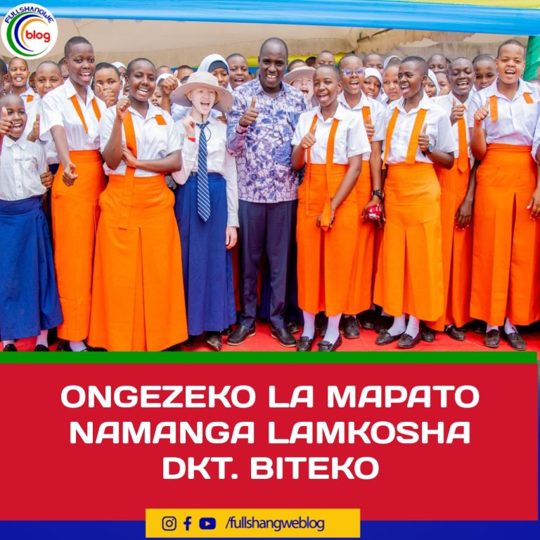 ONGEZEKO LA MAPATO NAMANGA LAMKOSHA DKT. BITEKO