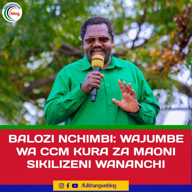 BALOZI NCHIMBI: WAJUMBE WA CCM KURA ZA MAONI SIKILIZENI WANANCHI