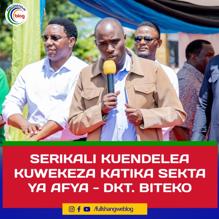 SERIKALI KUENDELEA KUWEKEZA KATIKA SEKTA YA AFYA – DKT. BITEKO