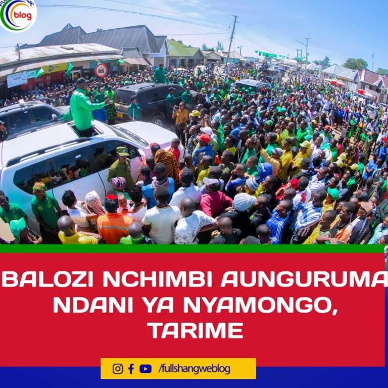 BALOZI NCHIMBI AUNGURUMA NDANI YA NYAMONGO, TARIME