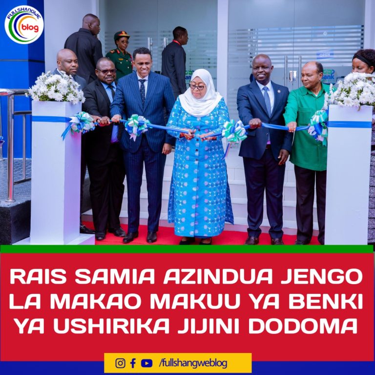 RAIS SAMIA AZINDUA JENGO LA MAKAO MAKUU YA BENKI YA USHIRIKA JIJINI DODOMA